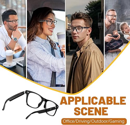 Miniatura 7 de Gafas inteligentes Bluetooth para hombres y mujeres con lentes anti luz azul y altavoces abiertos