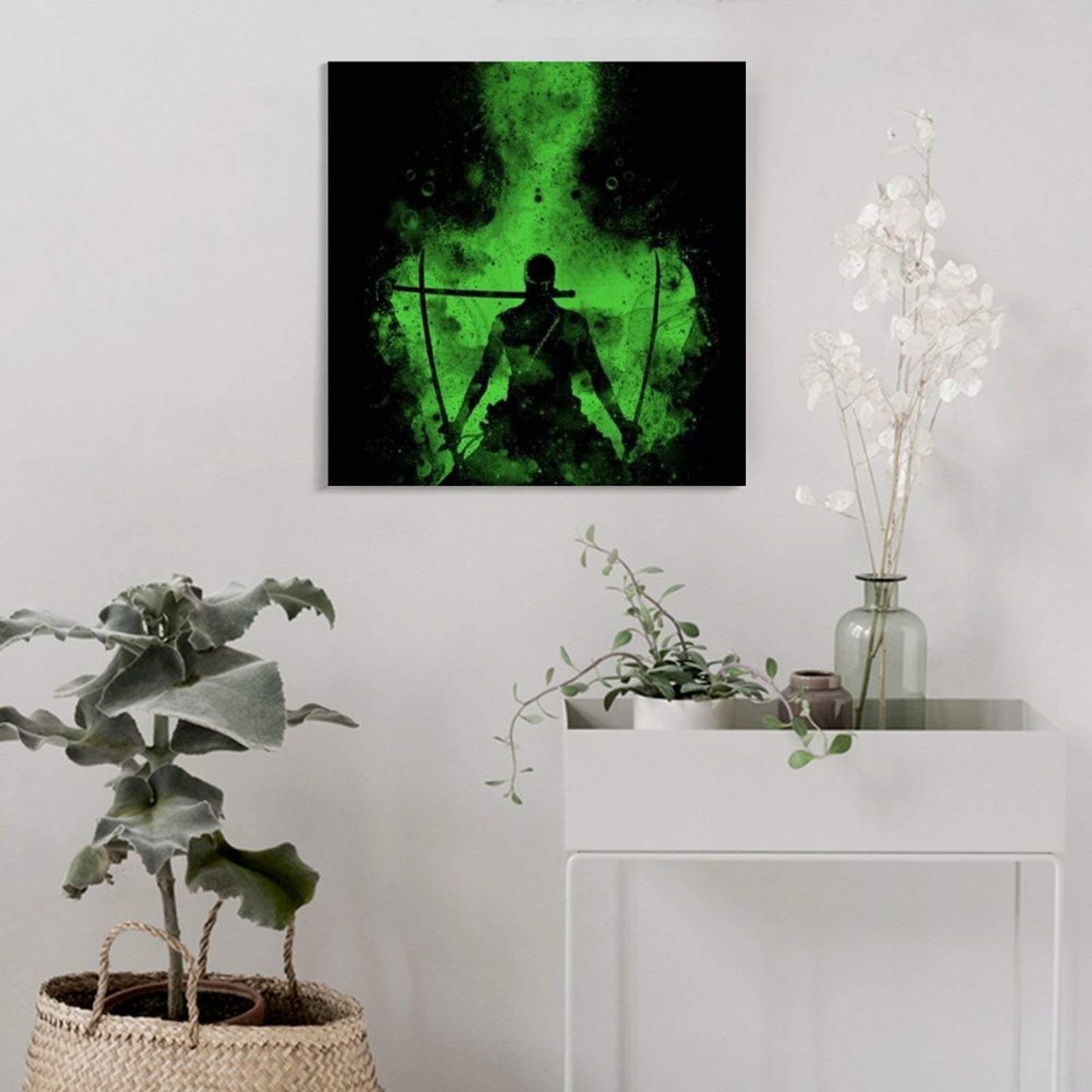 Poster Toile One Piece Zoro - 30 X 45 Cm - Décoration Chambre Manga