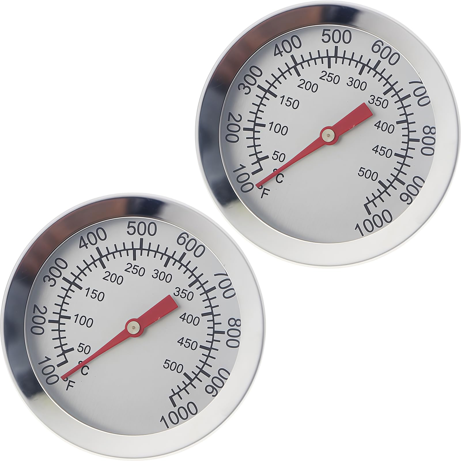 Maxtonser Nonrust Steel Bimetallic Grills Thermometers High Accuracy Temperature Control for Outdoor BBQ and Kitchen Use