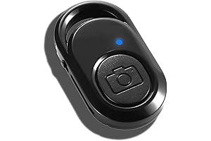 Remote Control iPhone Camera Remote: Wireless Bluetooth Shutter Button for Selfies and Videos