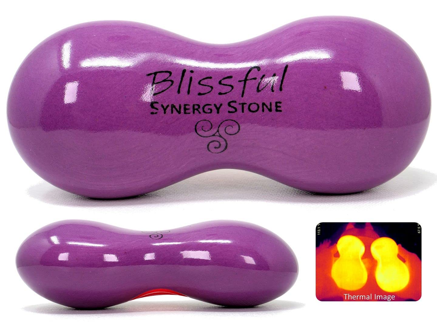 Amazon.com: Blissful (Amethyst)(Single) Synergy Stone - Contoured Hot Stone  Massage Tool - Relaxing and Therapeutic for Neck, Back, Legs, Feet -  Ultra-Smooth for Massage on Skin with Oil or Over Clothes :
