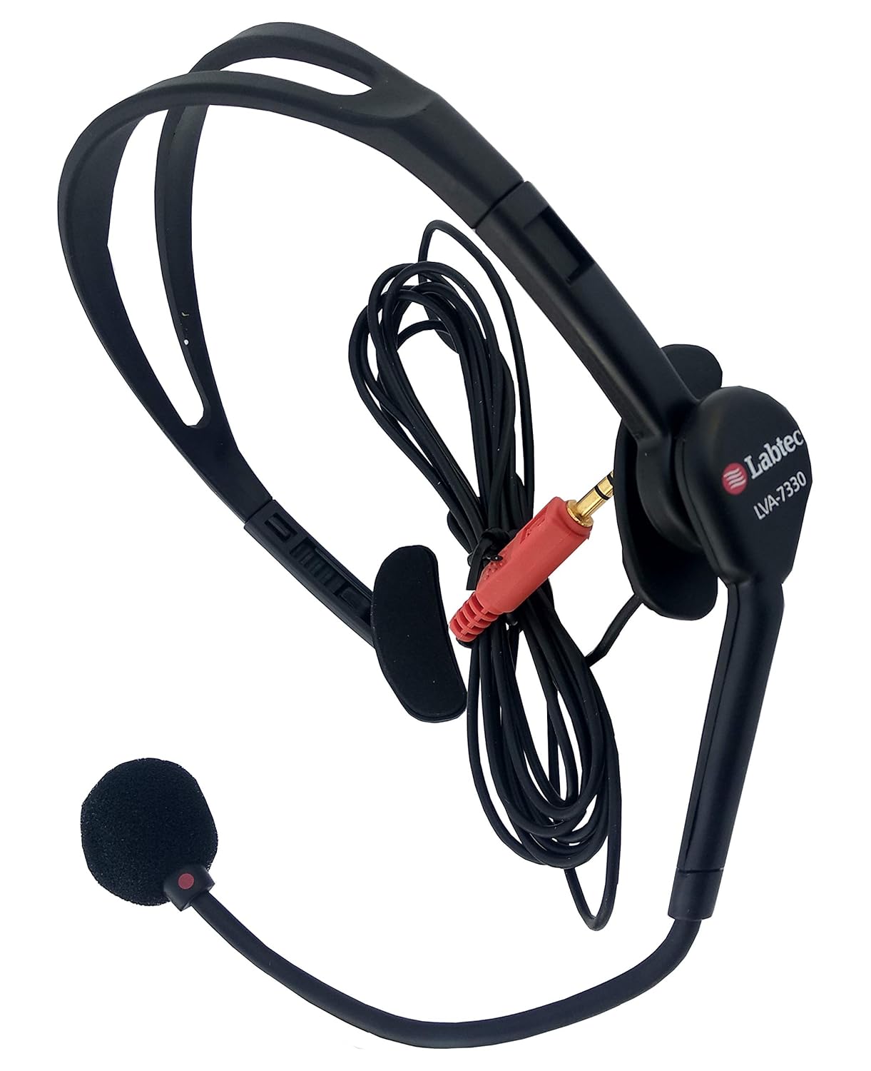Labtec Clearvoice Microphone NCAT2 with Shielded Cord and 3.5MM Plug, Headband Microphone Only