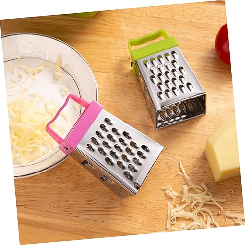 Miniatura 7 de VOSAREA Caja de 3 piezas, cortador de verduras, picador de ajo, mini rallador de mano, rallador de limón Zester de acero inoxidable, rallador de