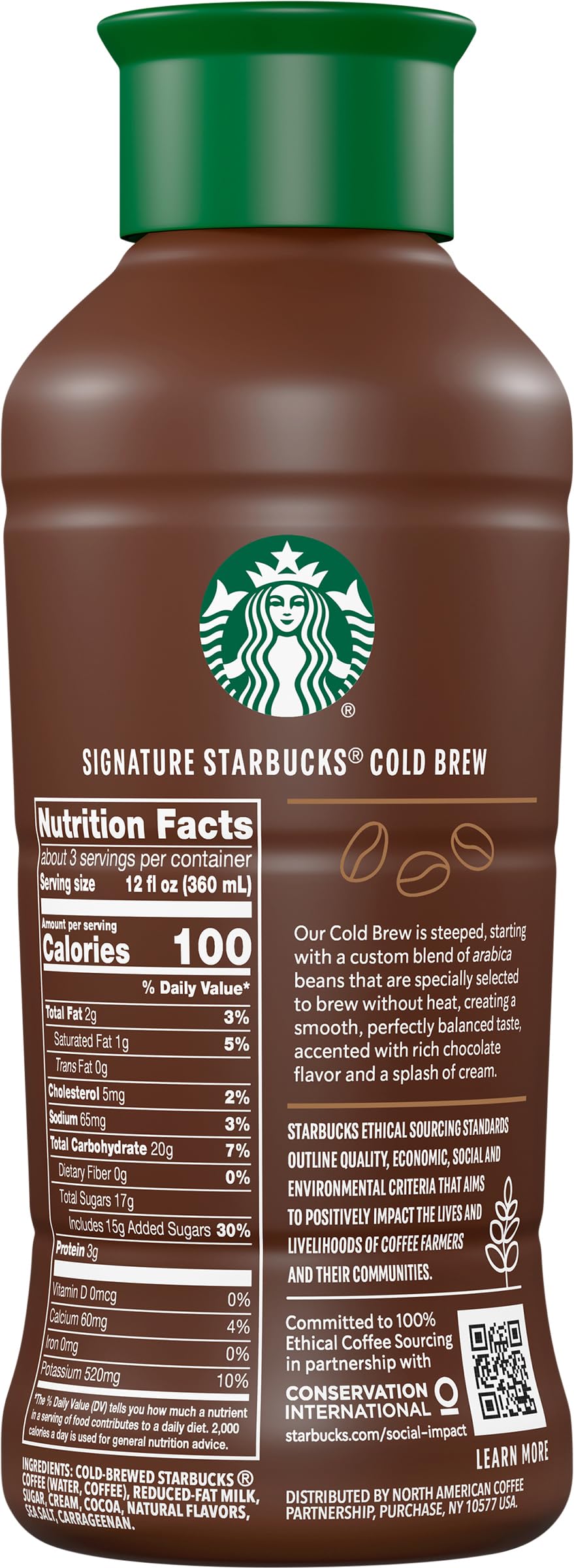 Starbucks Cold Brew Coffee Chocolate Cream 40oz