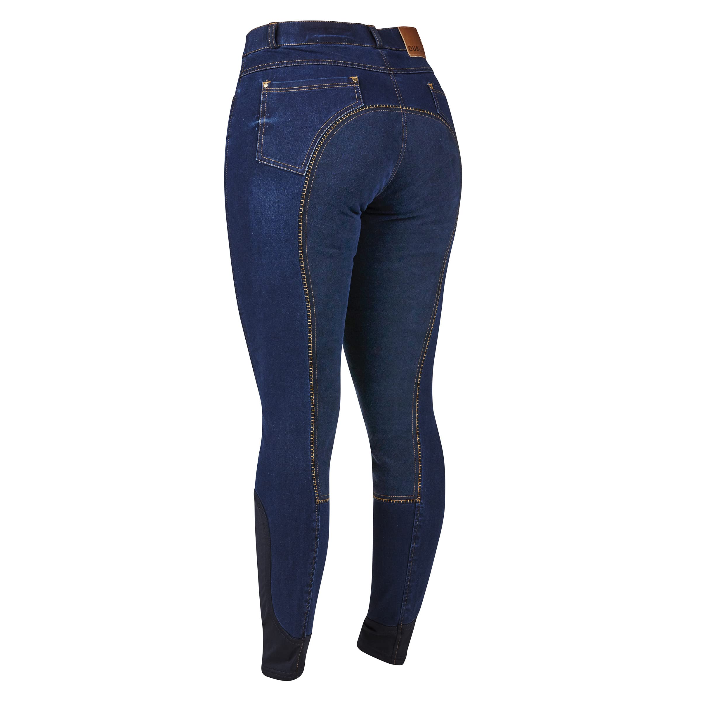 Dublin Pantalones De Mezclilla con Asiento De Gamuza Shona De Mujer Azul Vaquero