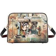 Nicole Lee VIRTUAL FRIEND Crossbody Bag, Adjustable, Detachable logo Shoulder Strap VIRTUAL FRIEND