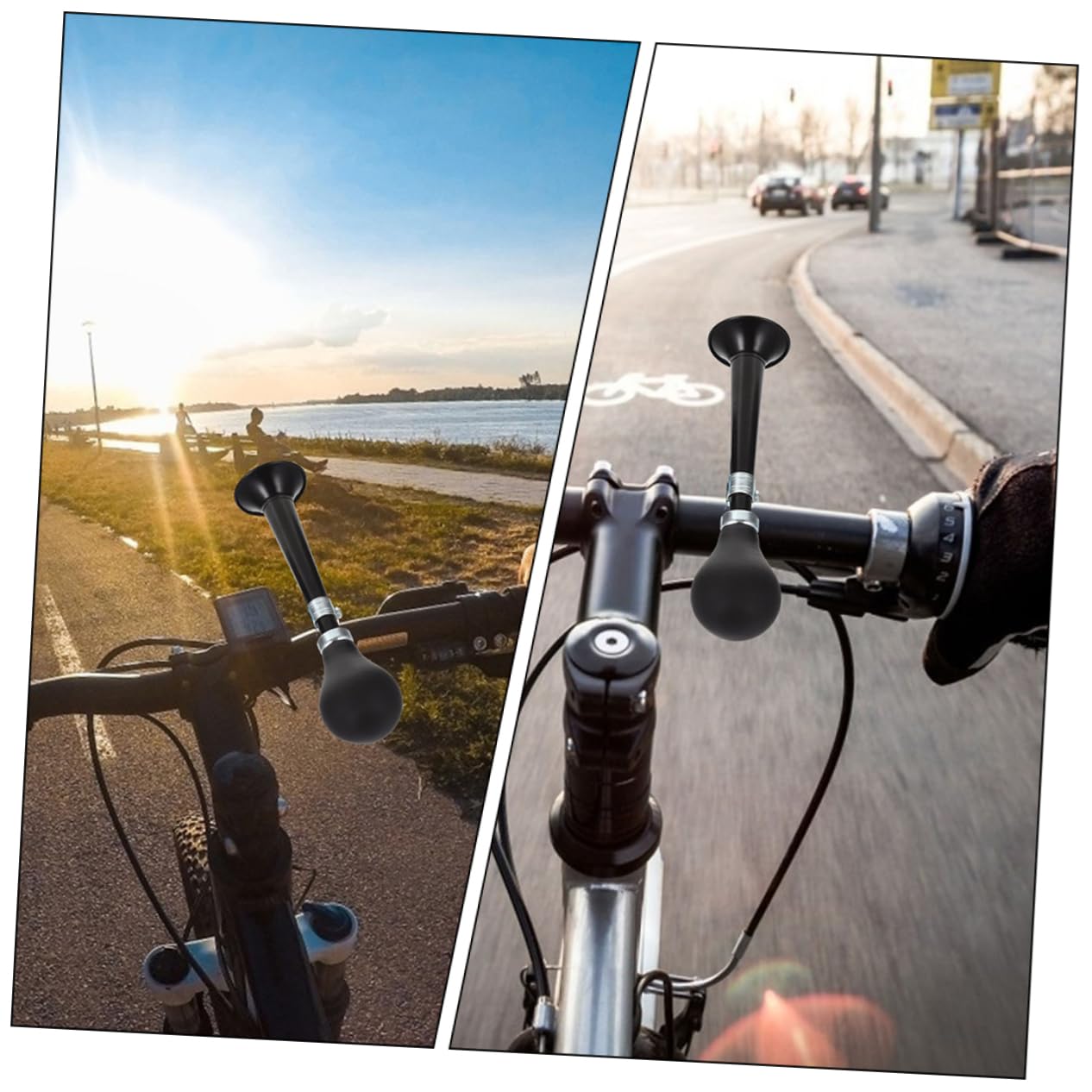 Toddmomy Klakson Rowerowy Dzwonek Rowerowy Przenośny Róg Pneumatyczny Pierścień Na Kierownicę Roweru Ściśnij Trąbkę Ręczny Róg Pneumatyczny Bezpieczeństwo Klakson Rowerowy Ściśnij Trąbkę