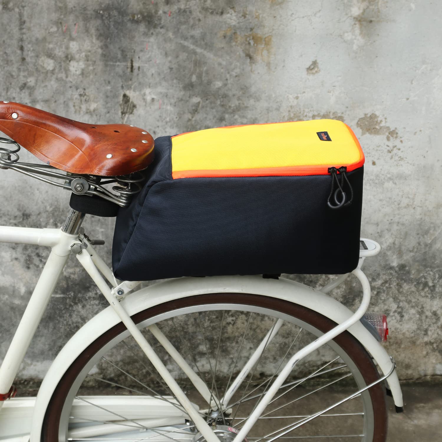 TOURBON Fahrrad-Hinterradtasche Aus Nylon – Wasserabweisend, Gepolstert, 38x20x18.5 Cm Für Citybike & Touren
