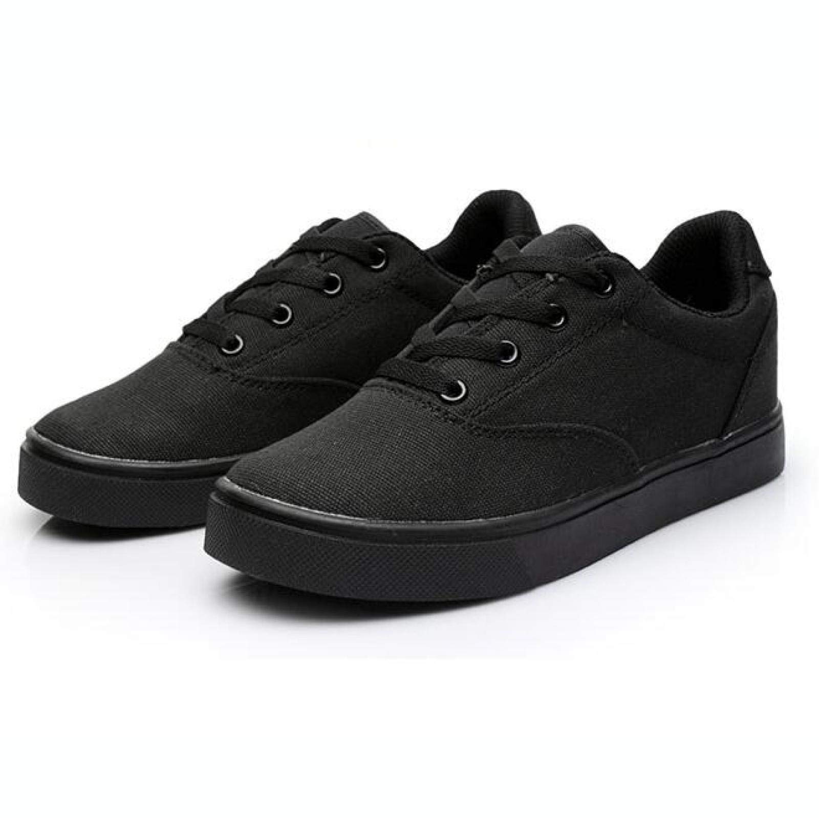 Chaussures À roulettes Chaussures en Toile Garçons Et Filles Chaussures De Skate avec Roues Simples Hommes Femmes Chaussures Multifonctions 2 en 1,Black-EU44
