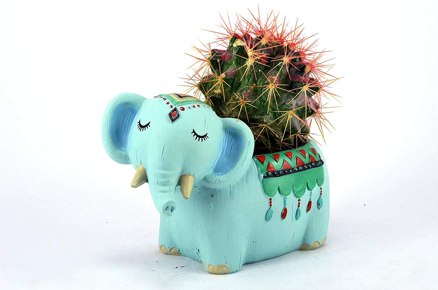 Brotherhood Enterprise Resin Pots Sky Blue Dasara Elephant Planter Add Aesthetic Appeal to Home Or Office Table Gives Look of Lovely Miniature in Cute Pot Imported Without Plant (B089GYQ6BJ) Amazon Price History, Amazon Price Tracker