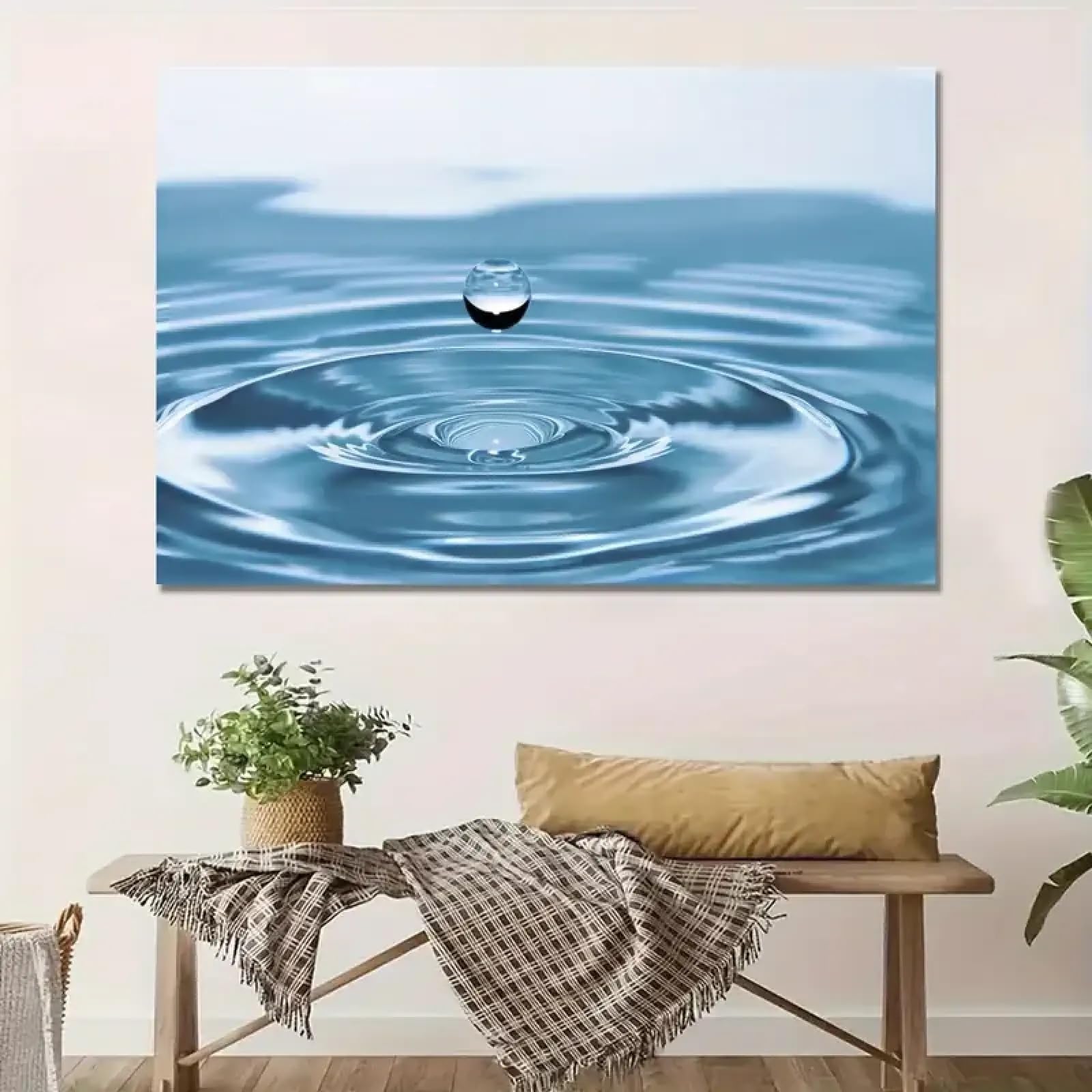 Toile décoration murale moderne motif eau relaxant 21x30 - 8