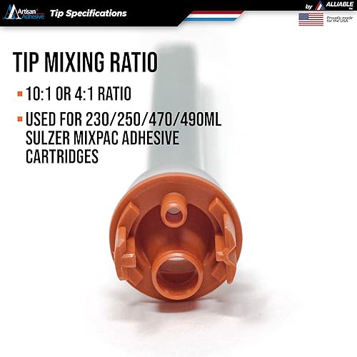 Miniatura 5 de Sulzer Mixpac - Puntas de mezclador adhesivo (para cartucho tamaño 23025047016.6 fl oz (5 piezas)