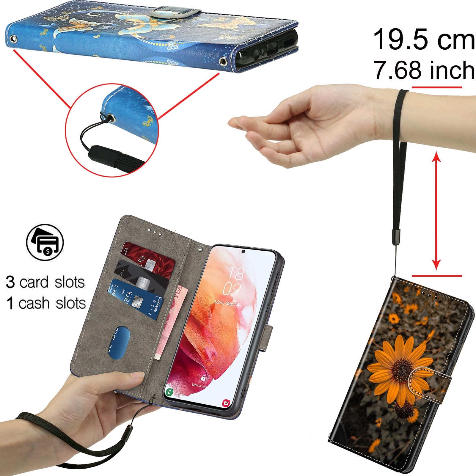 Cover Portafoglio In Pelle Con Supporto Per Honor X9A 5G / Magic5 Lite / X40 5G – Custodia Antiurto Con Slot Carte E Magnete - 4