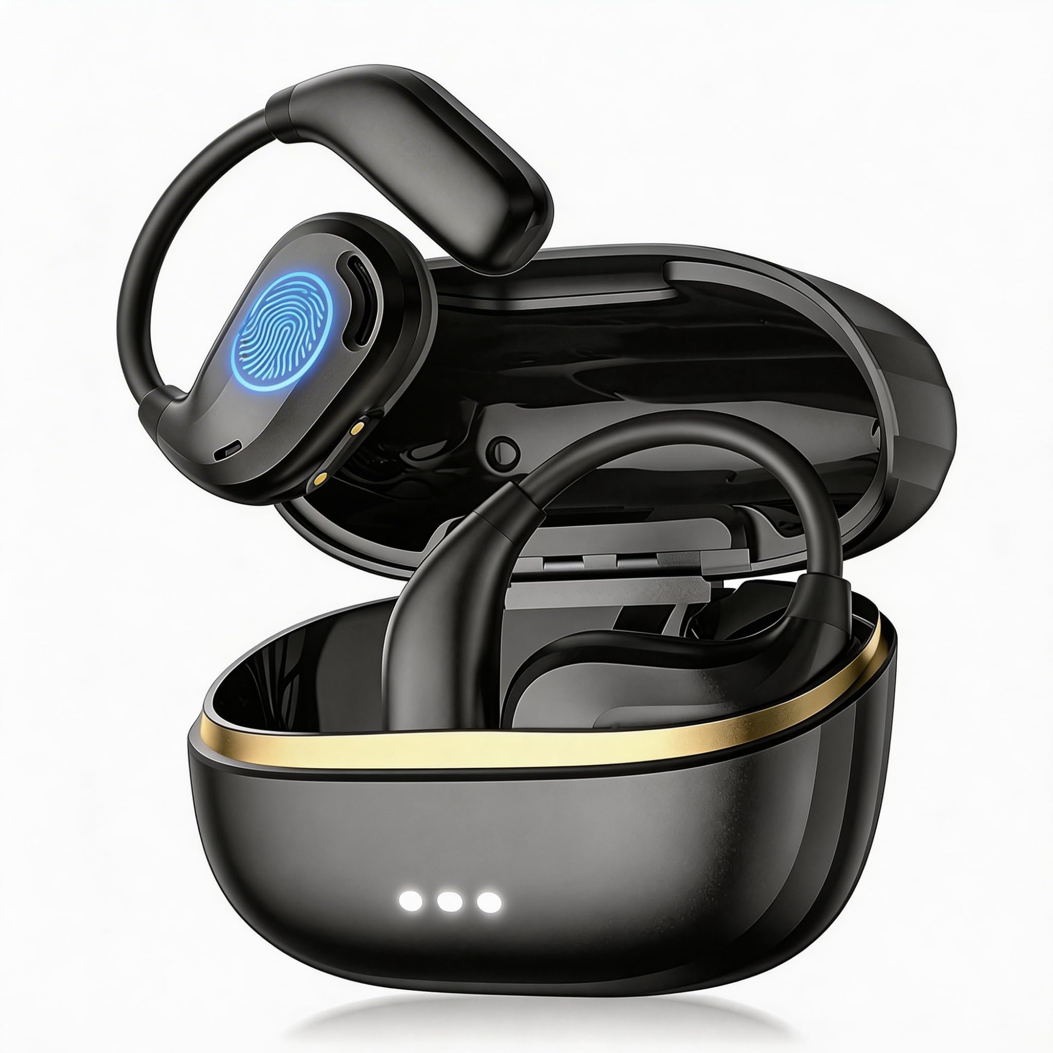 Auricolari aperti Bluetooth NE18 Nero