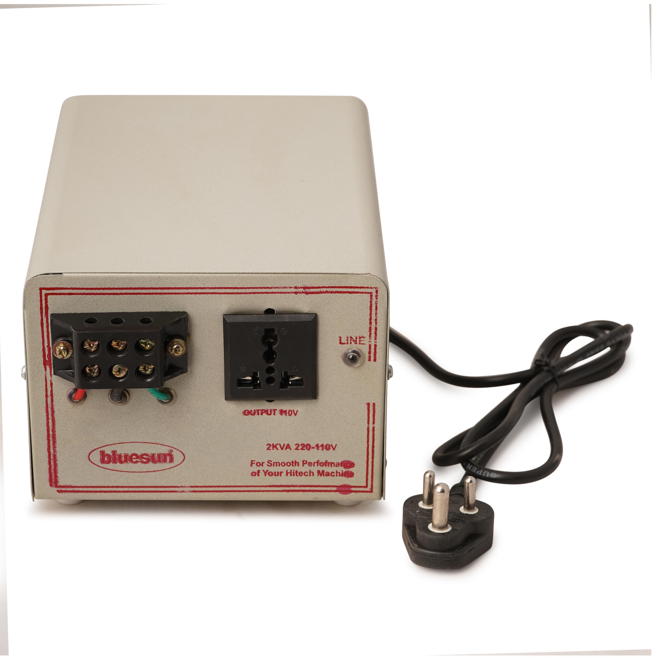 BLUESUN International Voltage Converter | 300W to 3000 220-110V Step Down | Compact & Lightweight (1000watt)-image-7