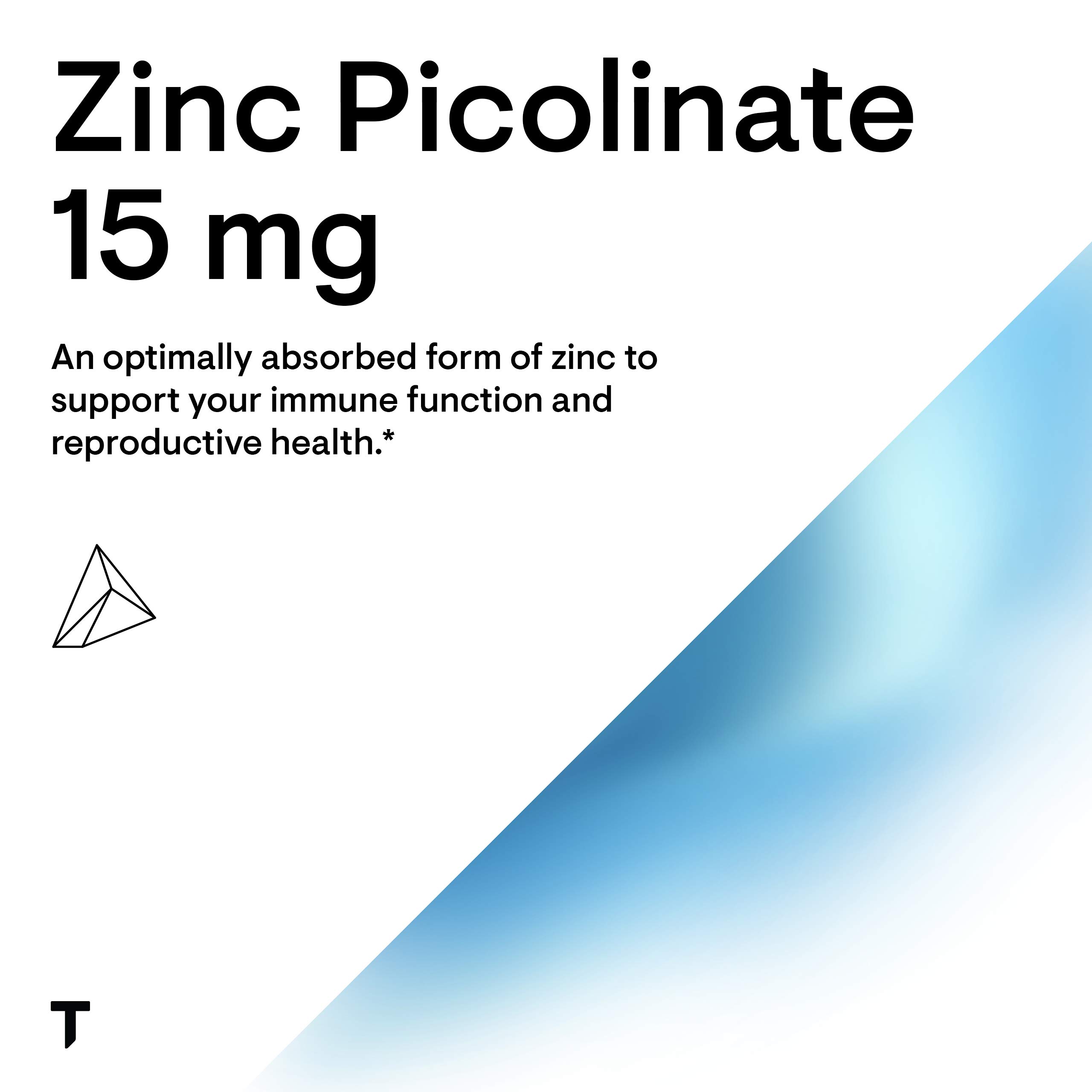 Thorne Zinc Picolinate 15mg - Highly Absorbable Zinc Supplement ...