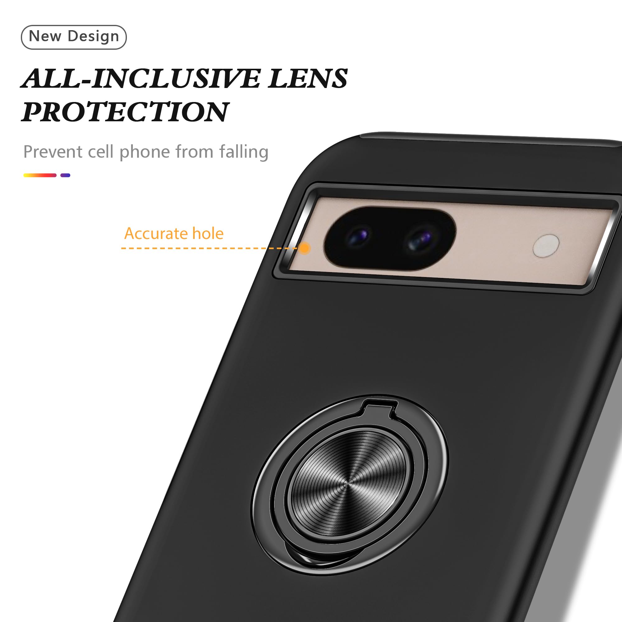 RhinoShield Coque Compatible Avec [Pixel 8a] | SolidSuit Compatible Avec Magsafe - Coque Fine Avec Technologie D'absorption Des Chocs Et Finition Premium Mate - Classique Noir