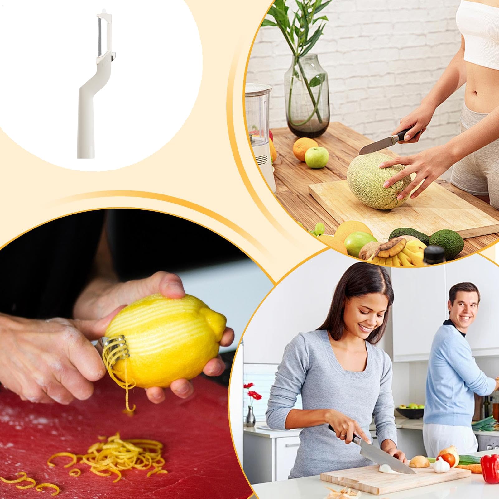 Obstschäler Drehschäler für Lebensmittel