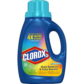 Clorox 2 Laundry Stain Remover and Color Booster, Clean Linen, 33 Ounce Bottle Packaging May Vary