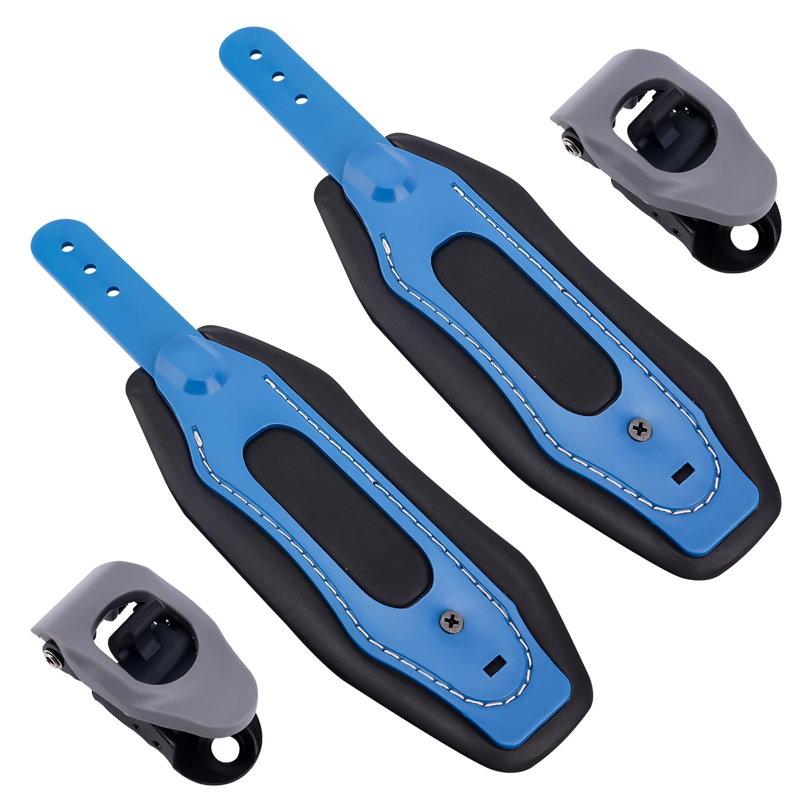 Photo 1 of 2pcs Snowboard Bindings Ankle Straps Replacement, Comfortable Ski and Snowboard Bindings Ladder Strap with Easy Adjust Buckles Universal Ankle Strap for Ski Boot Tool Skiing Skateboard Accessories