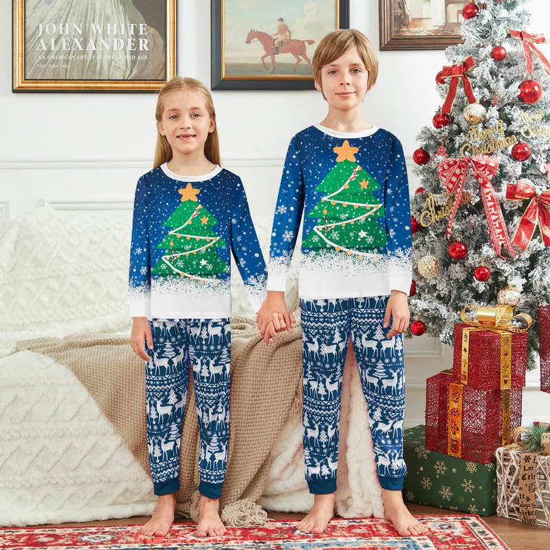 Christmas Family Matching Pajamas Sets - Holiday Pjs Sleepwear Outfits for Xmas Party (Men, XXL,#029)4