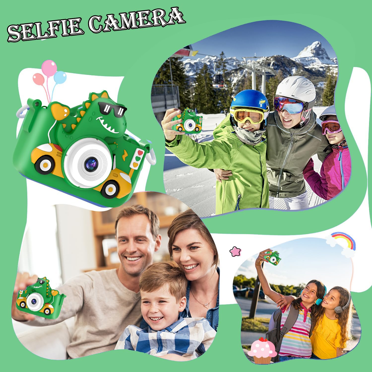 Appareil Photo Enfant Rechargeable HD 1080P avec Carte TF 32GB et Appareil Photo Enfant Rechargeable HD 1080P avec Carte TF 32GB et