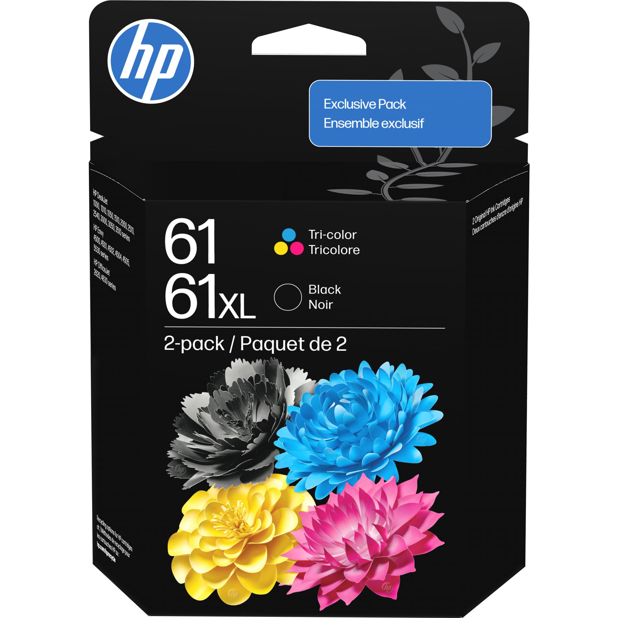 HP Original 61XL Black High‑Yield / 61 Tri-Color