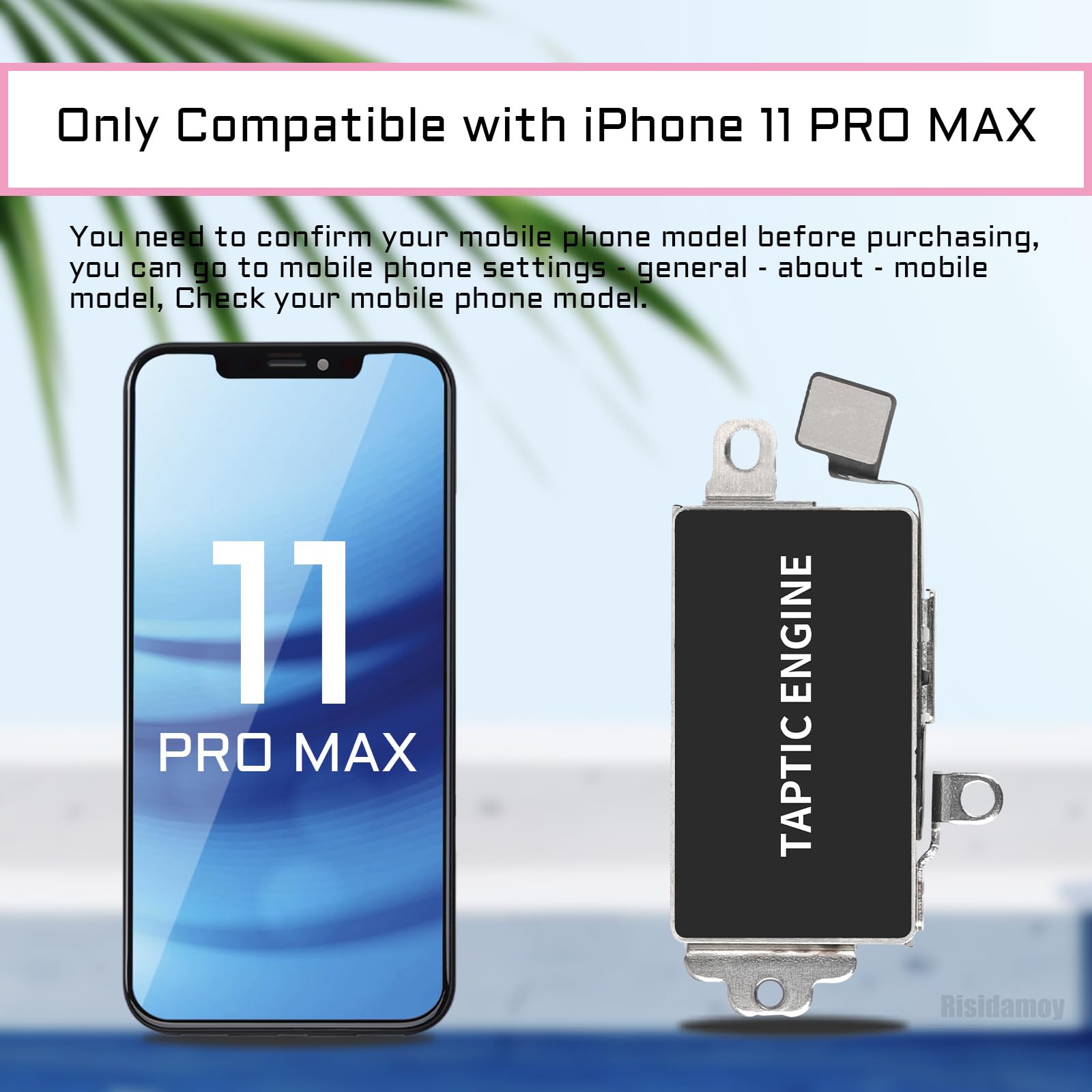 Amazon.com: Risidamoy for iPhone 11 PRO Max Taptic Engine