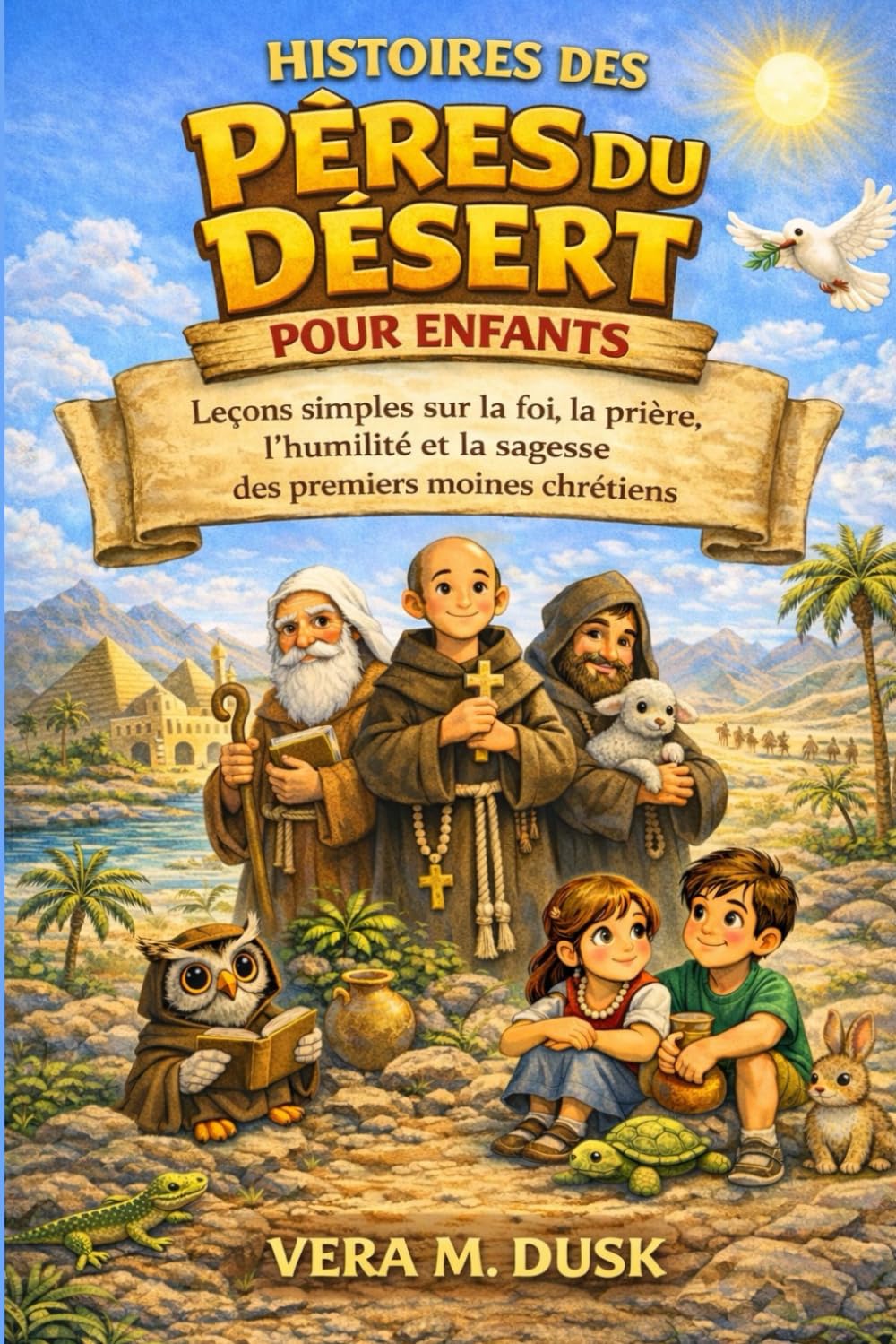 HISTOIRES DES PÈRES DU DÉSERT POUR ENFANTS: Leçons simples sur la foi, la prière, l’humilité et la sagesse des premiers moines chrétiens
