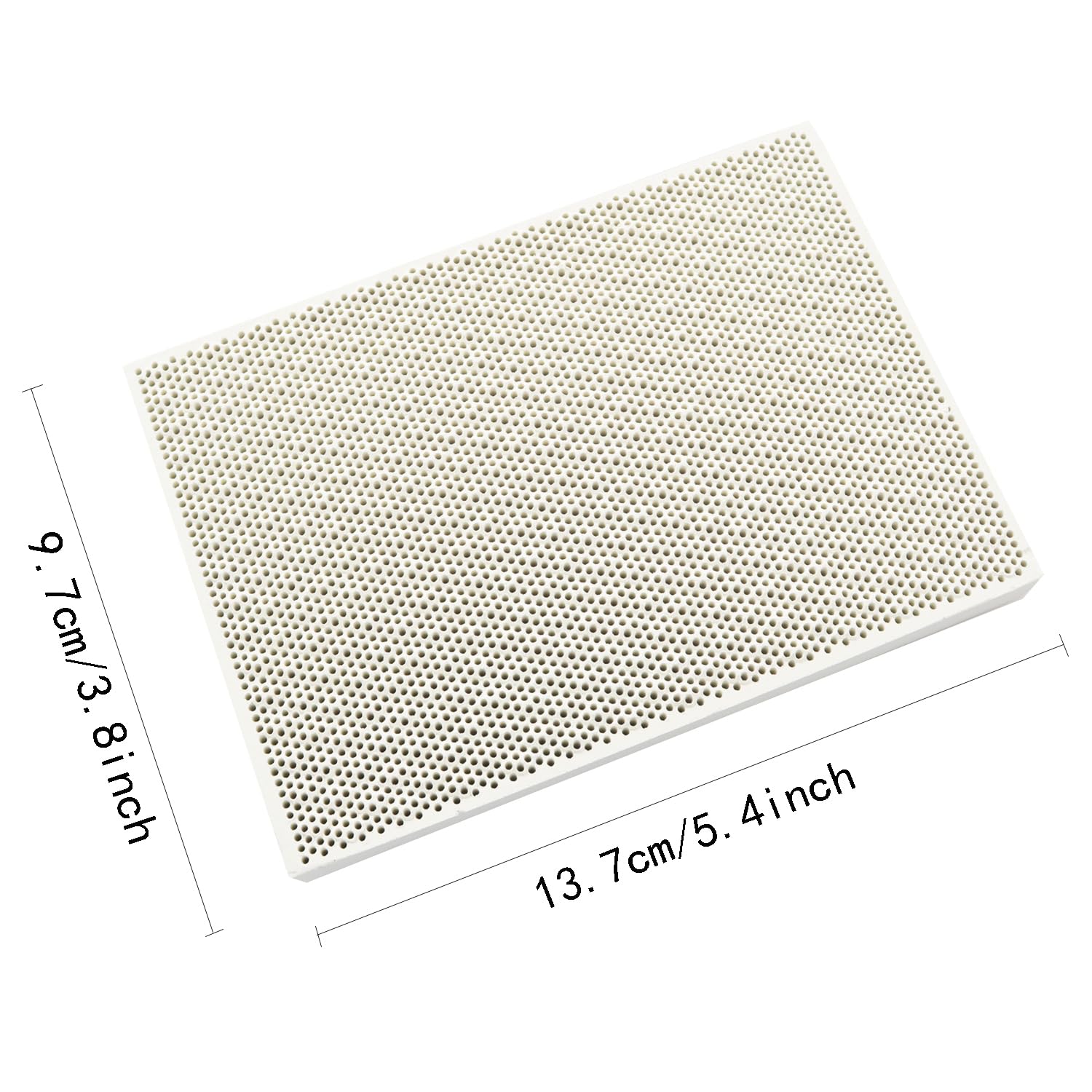 Pro Bamboo Kitchen Honeycomb Ceramic Soldering Plate Gold, Silver and Copper Soldering Firebricks Jewellery Processing Insulated Soldering Plate for Jewellery Making