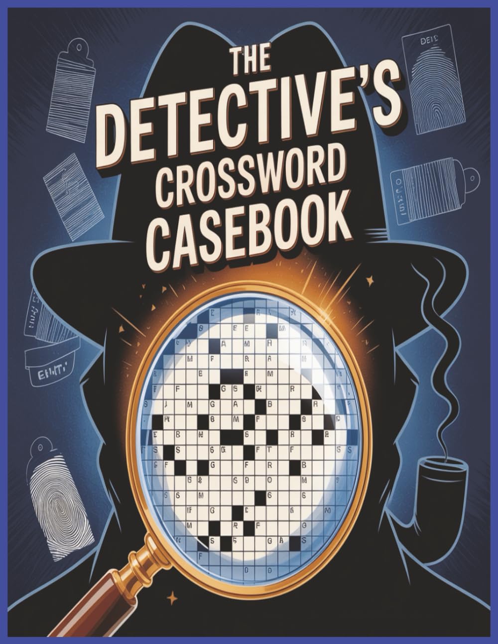 The Detective's Casebook Crossword: Mystery Crossword Puzzle Book, Large Print Crime-Themed Brain Game