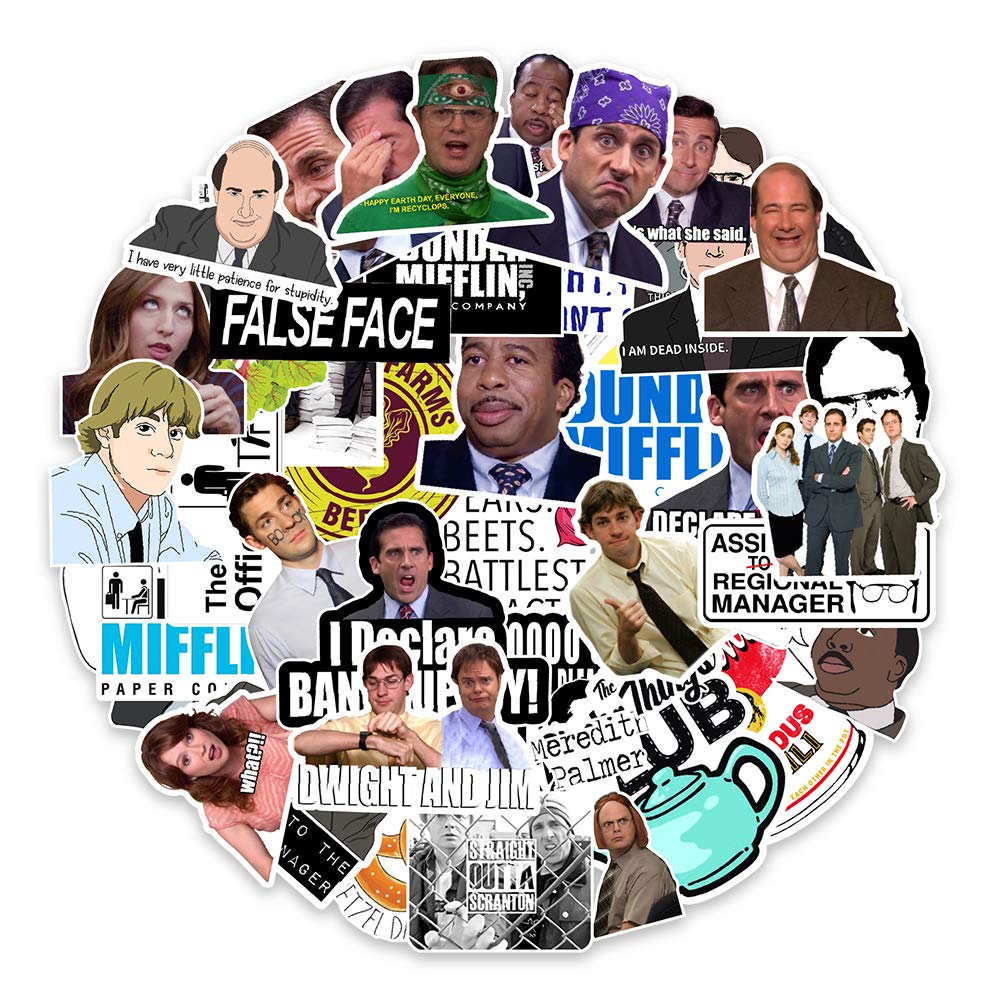Buy The Office Stickers 50 Pack Decals Office Funny Merchandise Sticker