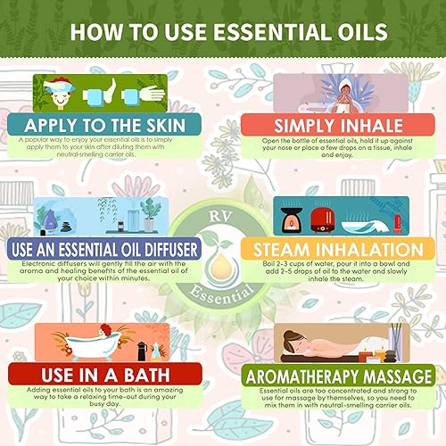 Miniatura 4 de R V Essential Aceite esencial de orégano puro, 1.7 fl oz (1.69 oz)- Origanum Vulgare (grado terapéutico 100% puro y natural)