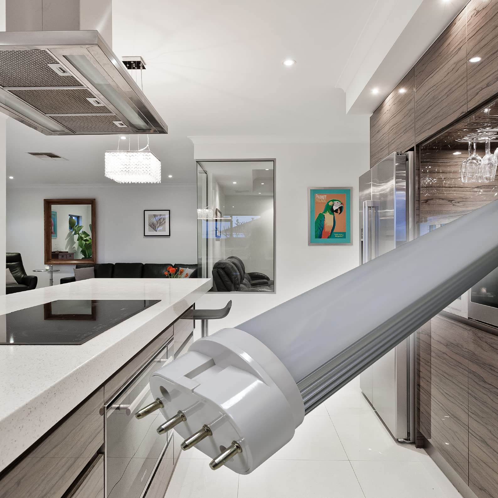 LED ATOMANT Tubo LED 2G11 PLL 41cm 21W, Colore Bianco Freddo (6500K), 2100 Lumen, Standard 41cm