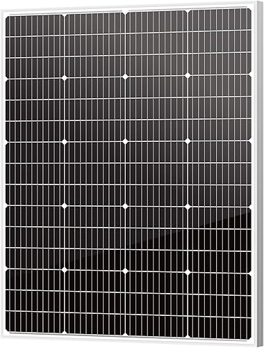 Newpowa Panel solar monocristalino de 150 vatios y 10 bb, módulo fotovoltaico de alta eficiencia de 150 W, 150 W, para caravana, barco, remolque,