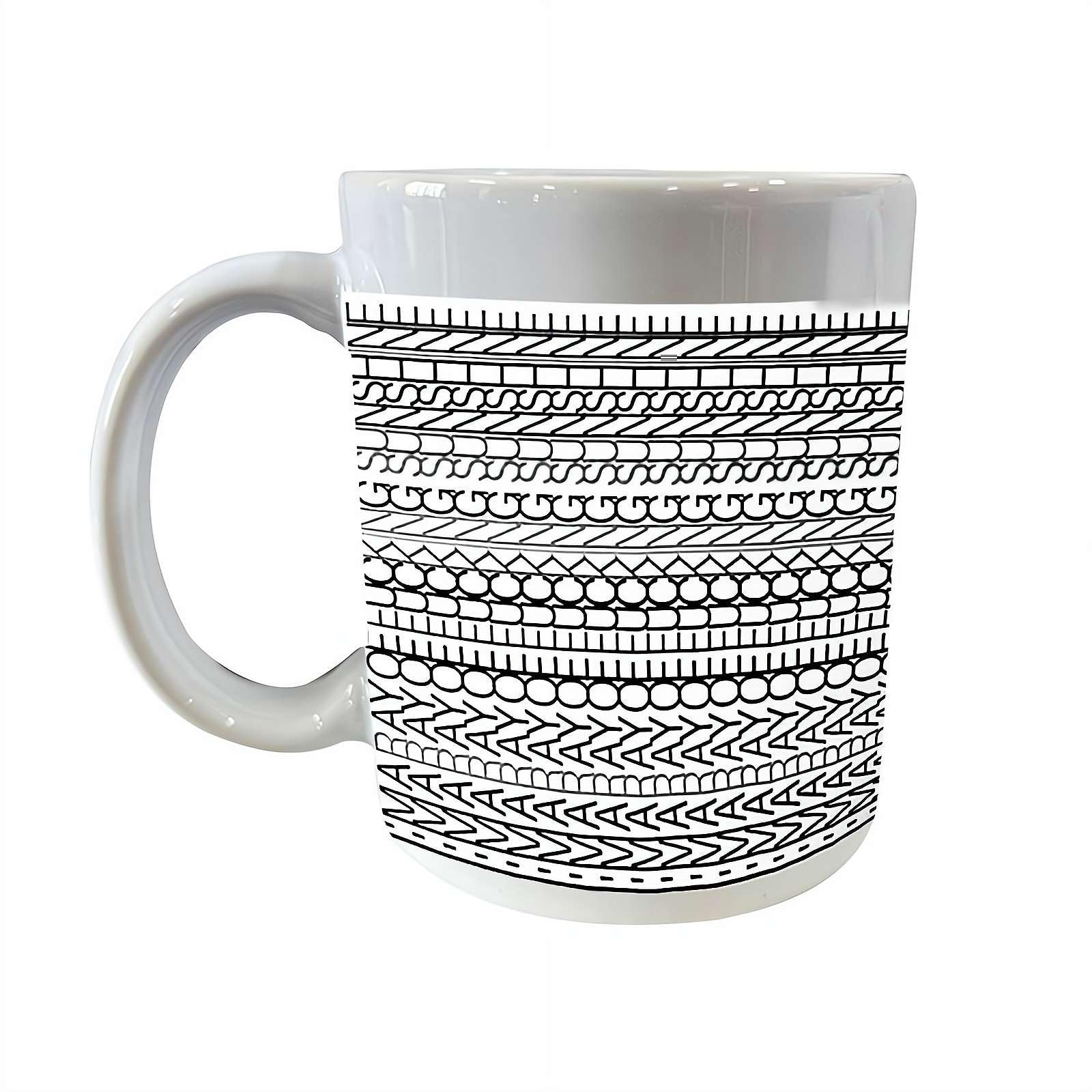Hidden Message Tea Mug, 10oz Coffee Mug, Novelty Hidden Message Ceramic Coffee Mug Gift for Coworkers, Friends, Family, Coffee Lovers, Unique Drinking Cup, Microwave-Safe