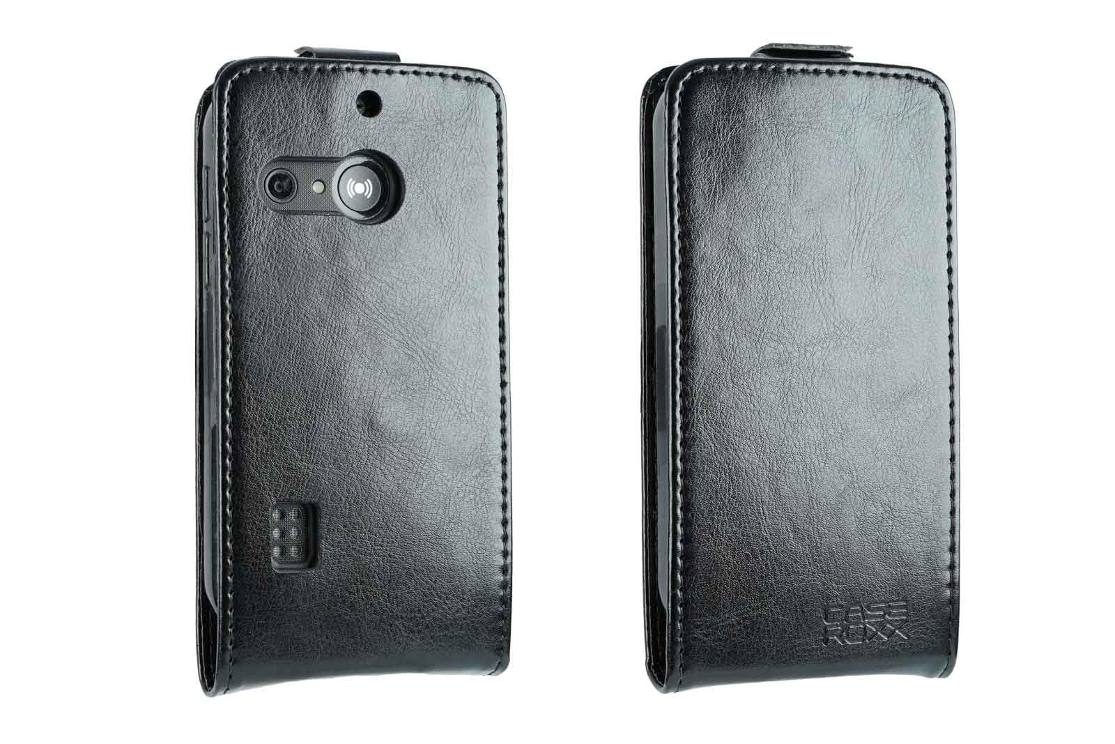 Caseroxx Flip Cover Für Doro 1880/1881 / 5860 – Schlanke Handyhülle Mit Magnetverschluss & Kartenfächern