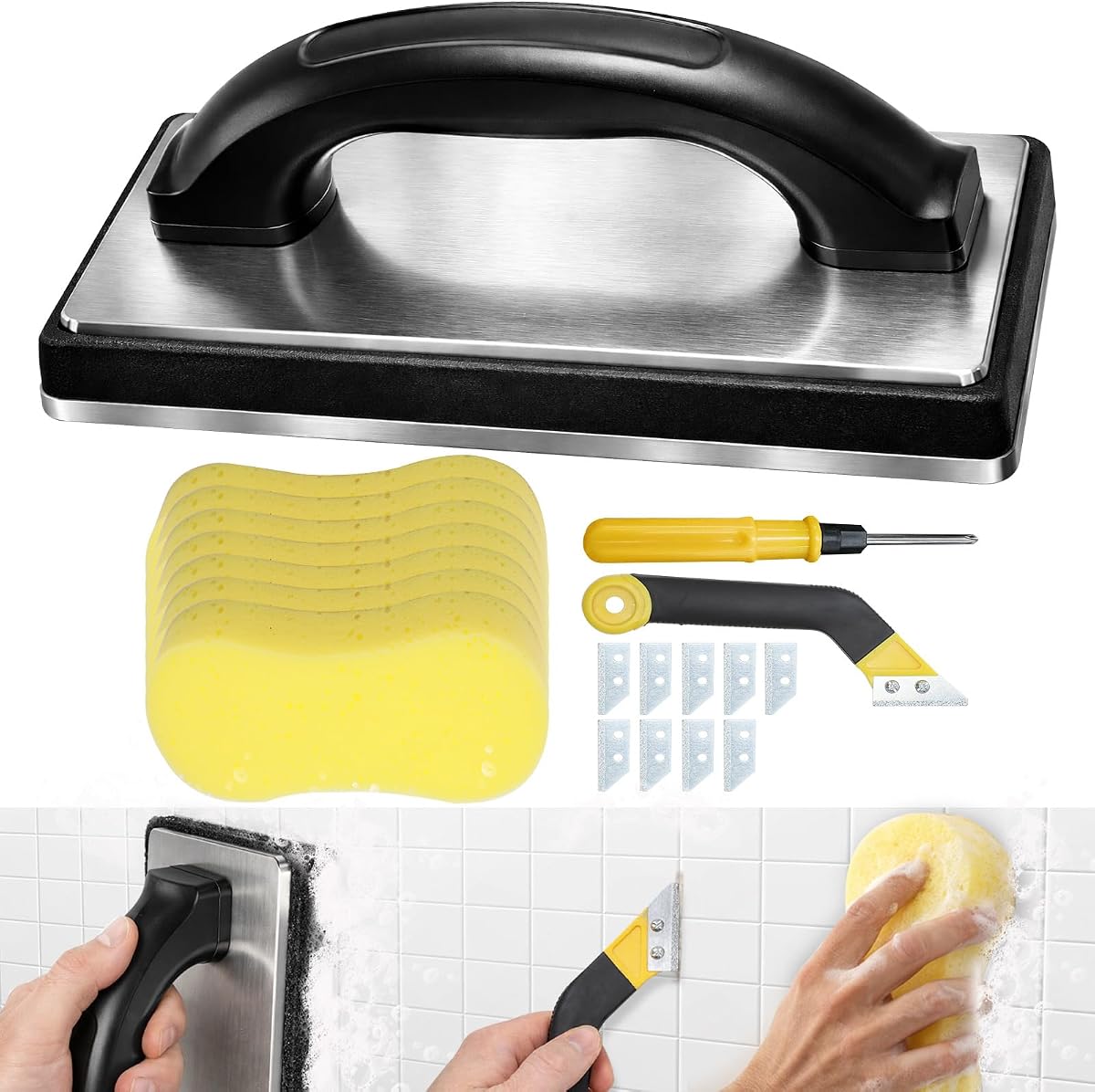 18 Pcs Professional Grout Float Sets