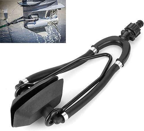 Miniatura 8 de Flusher de motor fuera de borda, descarga de agua para motor de barco fuera de borda, doble alimentación, orejeras rectangulares grandes, conexión
