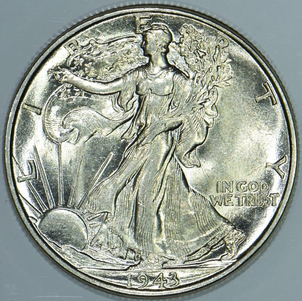 1943 Walking Liberty Half Dollar Choice Unc.