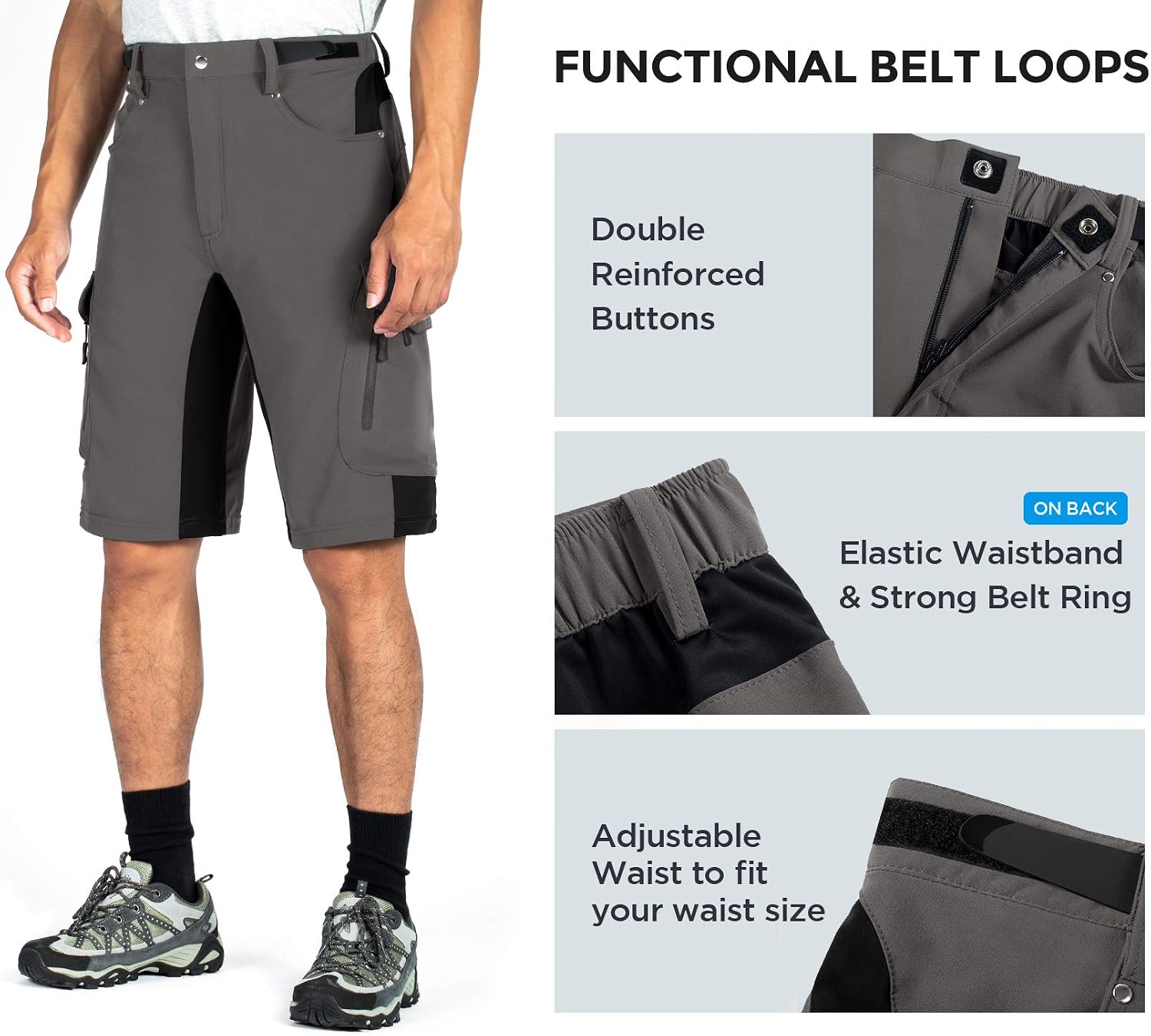 XKTTAC Men's Outdoor Quick Dry Lightweight