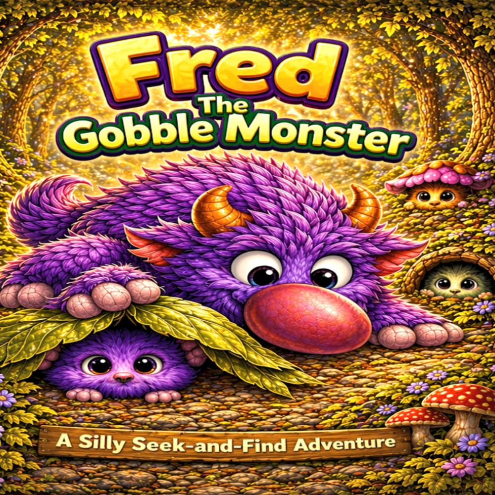 Fred The Gobble Monster: A Silly Seek-and-Find Adventure for Kids Ages 2–6