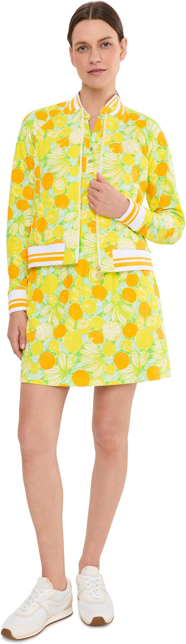 Женская куртка Lilly Pulitzer Jaydea Jacket UPF 50+, цвет: Жёлтый — фото 3