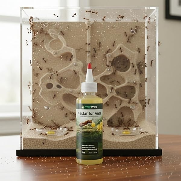 CTWPets Golden Nectar Ant Food – Premium Ready-to-Use Liquid Formula Ant Formicarium Liquid Food (2oz) - 4