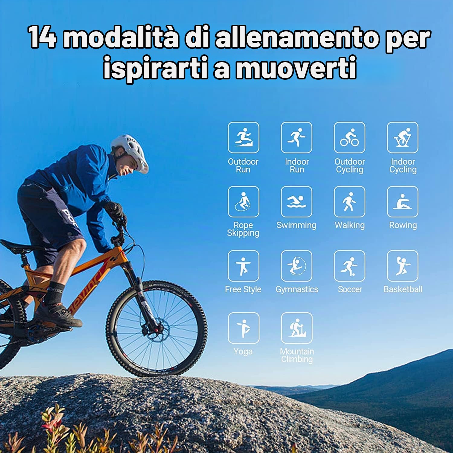 TicWatch GTH Smartwatch Orologio Intelligente, durata della batteria fino a 10 giorni con misurazione della temperatura della pelle,monitoraggio della frequenza ardiaca con ossigeno nel sangue,5ATM