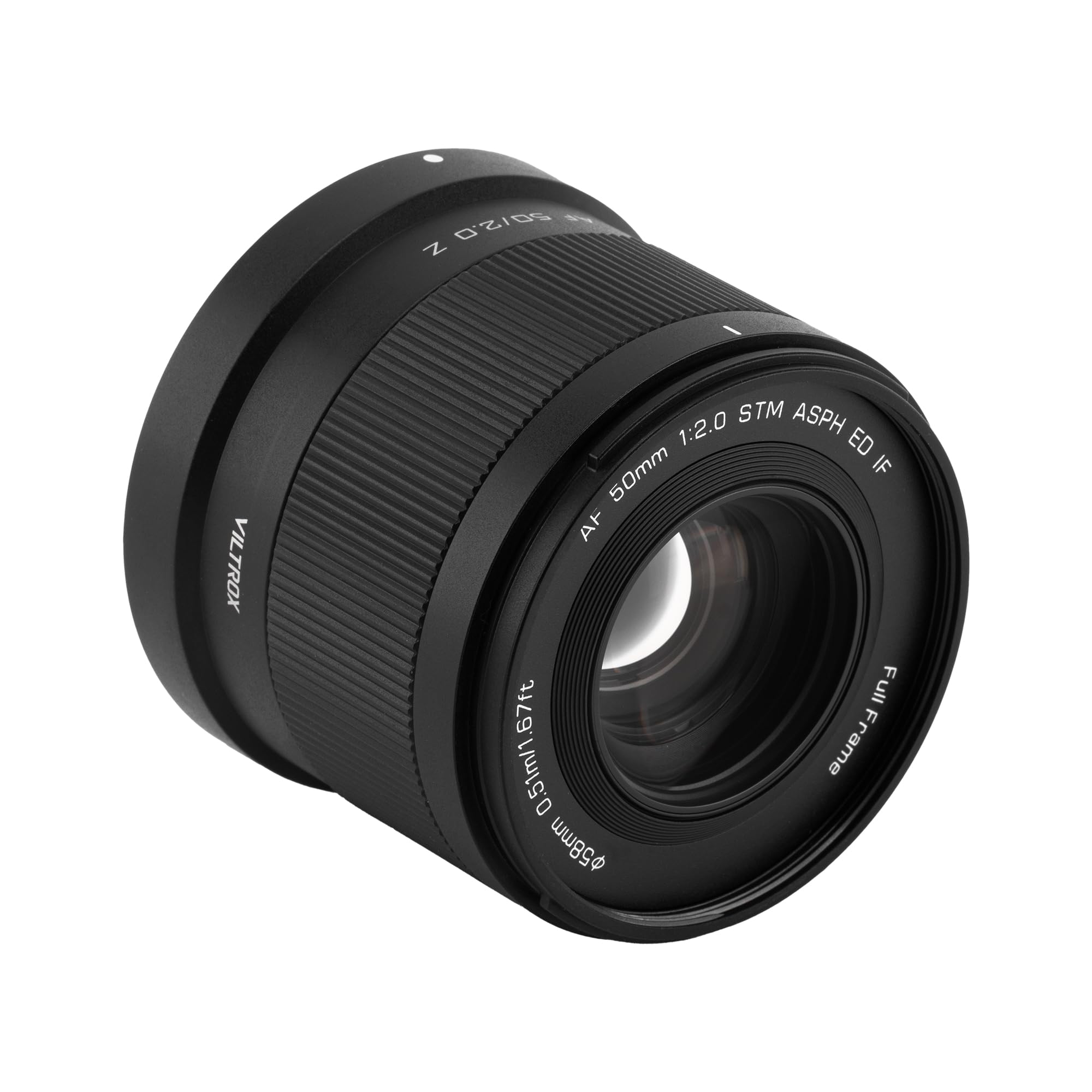 VILTROX 50mm F2 Objetivo Full Frame para Nikon Z, Objetivo Prime AF 50mm f2.0 Montura Z con Apertura Luminosa, Ultracompacto para Montura Z, Compatible con Z8 Z9 Z6 Z7 Z6 II Z7 II Z5 Z50 ZF Z30