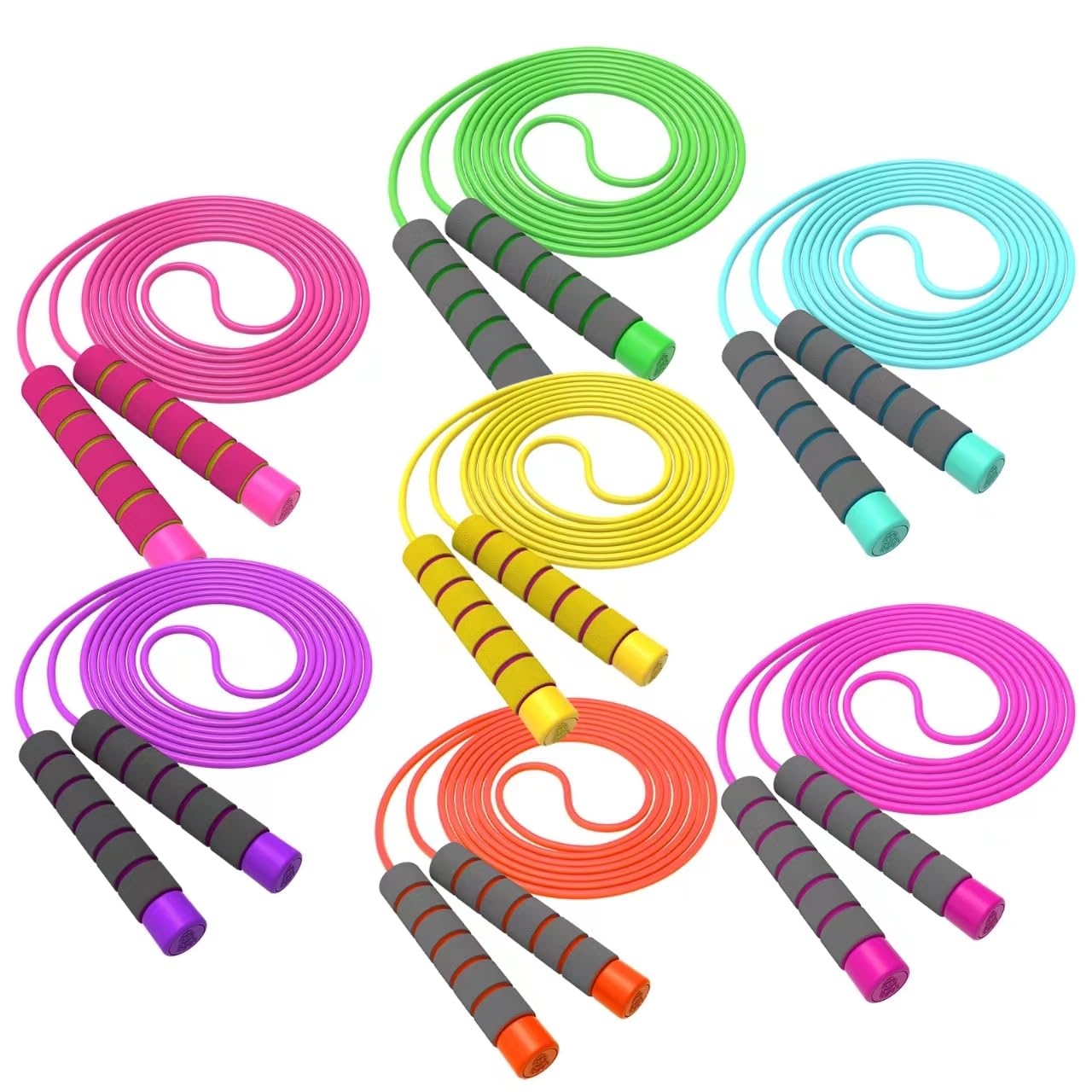 TIOPSUUO Foam Handle Kids Jump Rope