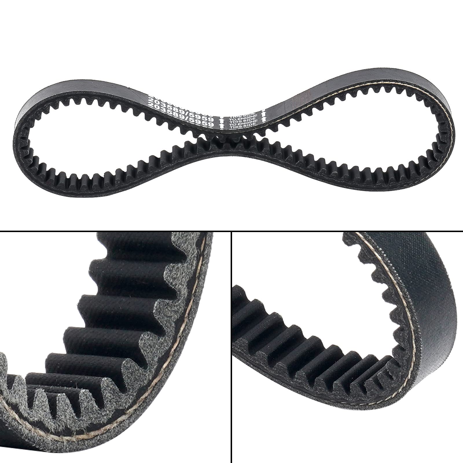 Go-Kart & Mini Bike Torque Converter Drive Belt – Comet TAV30 Style, 3/4" Width, Part #203589