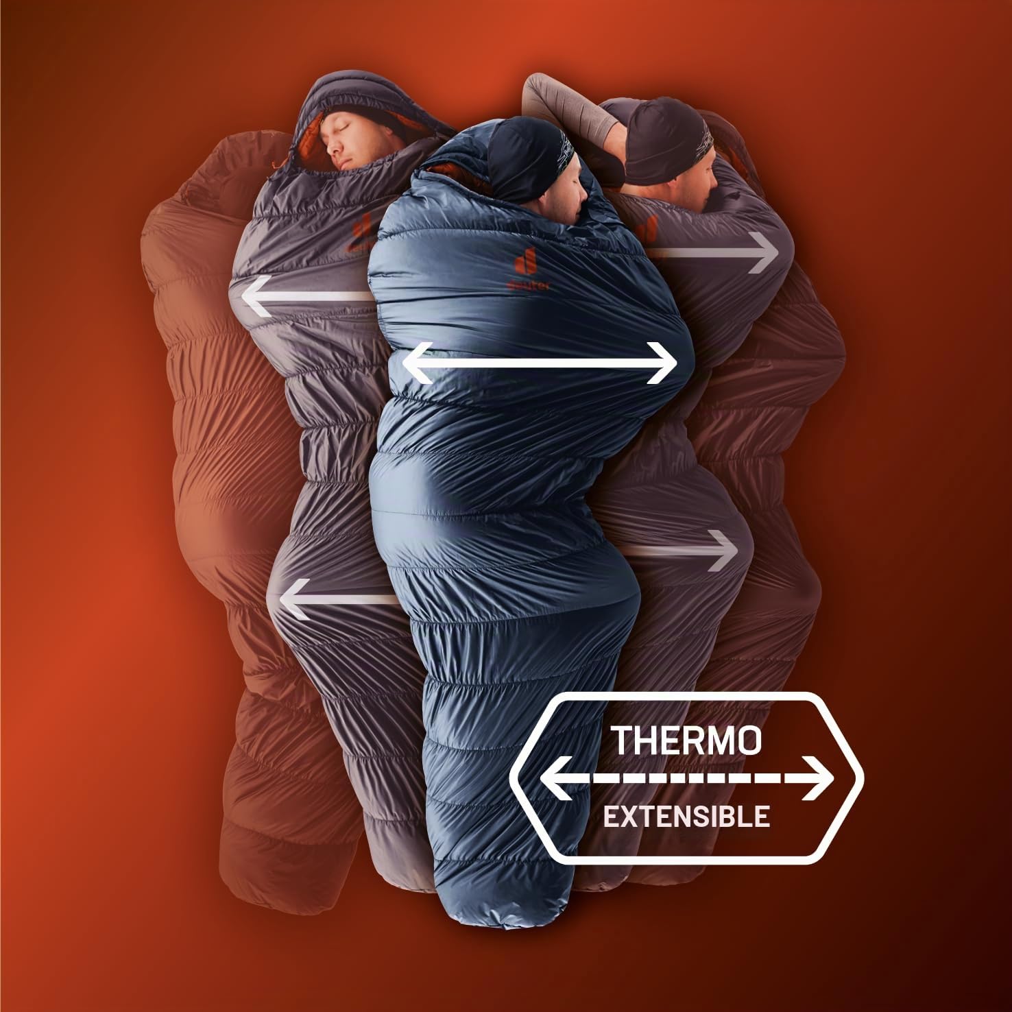 deuter Exosphere +4° Sac de Couchage en Fibres synthétiques 2023