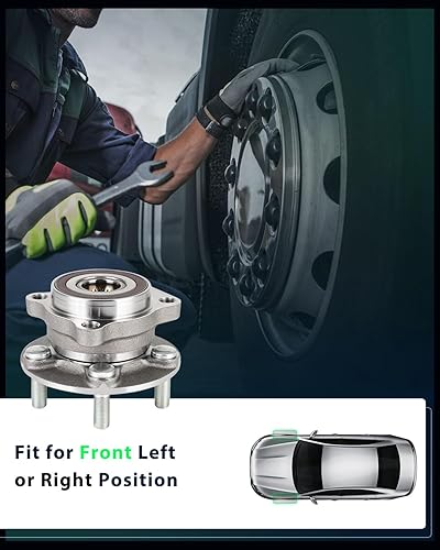 Miniatura 2 de SCITOO 1 conjunto de cubo de cojinete de rueda delantera 513413 para Subaru Crosstrek 2016-2020, para Subaru Forester 2014-2018, para Subaru Impreza